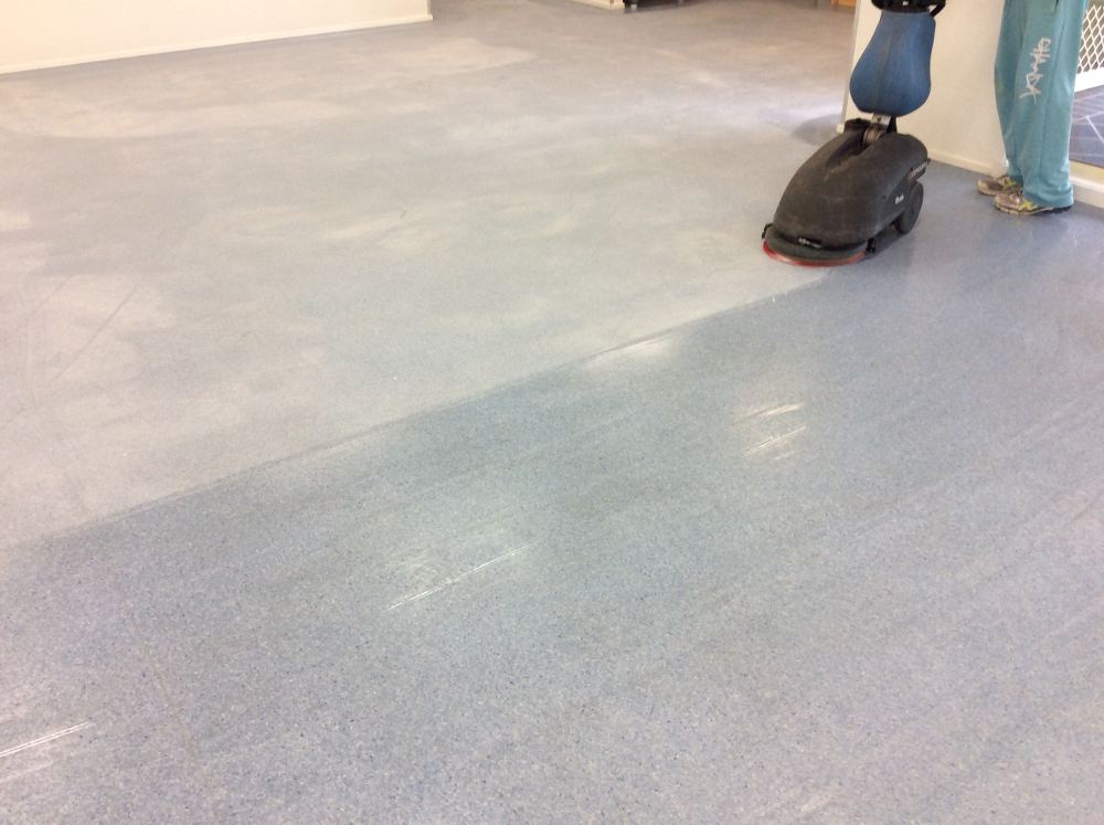 Geelong commercial floor cleaners resurrect vinyl floor Barwon Restoration Services